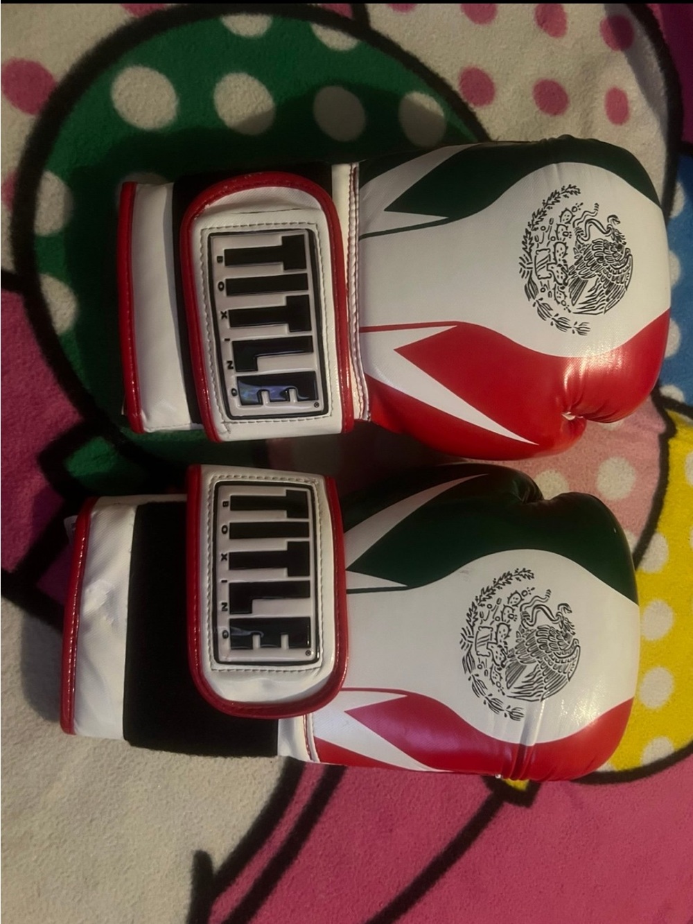 Mexico training boxing gloves